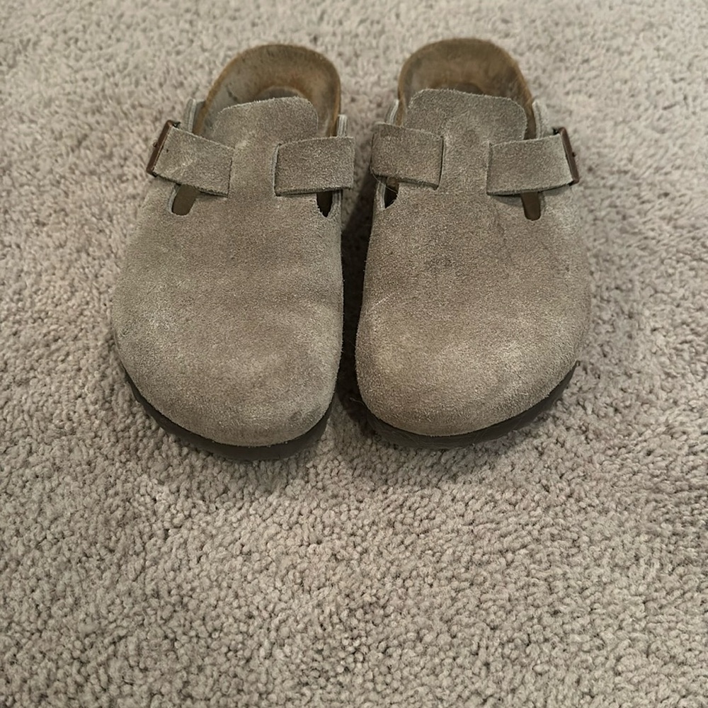 Birkenstocks Boston’s.